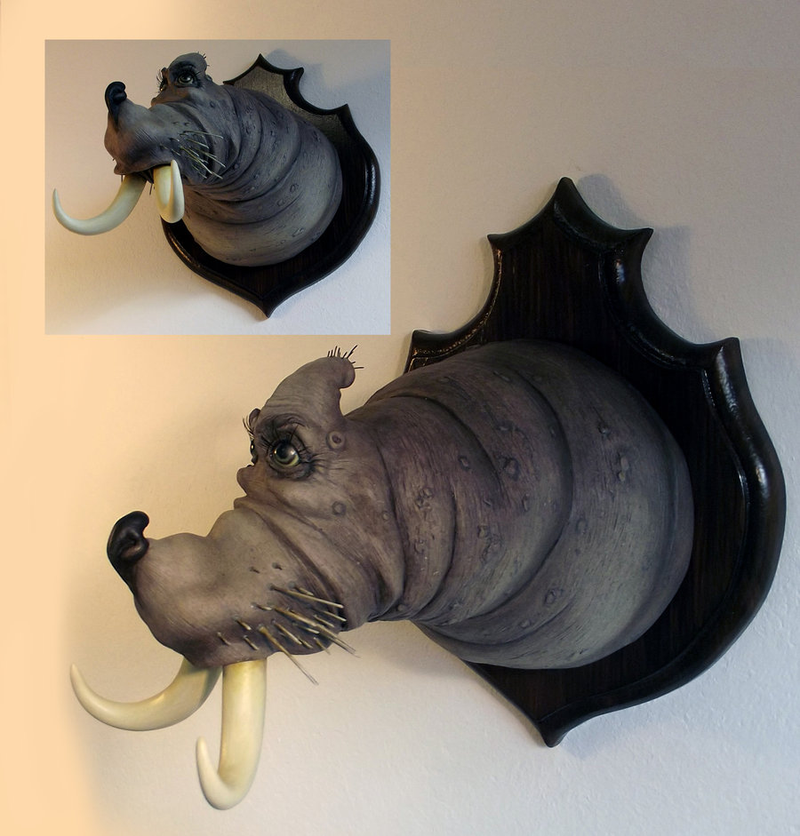 Illustration for article titled Dr. Seuss taxidermy is equal parts disturbing and charming